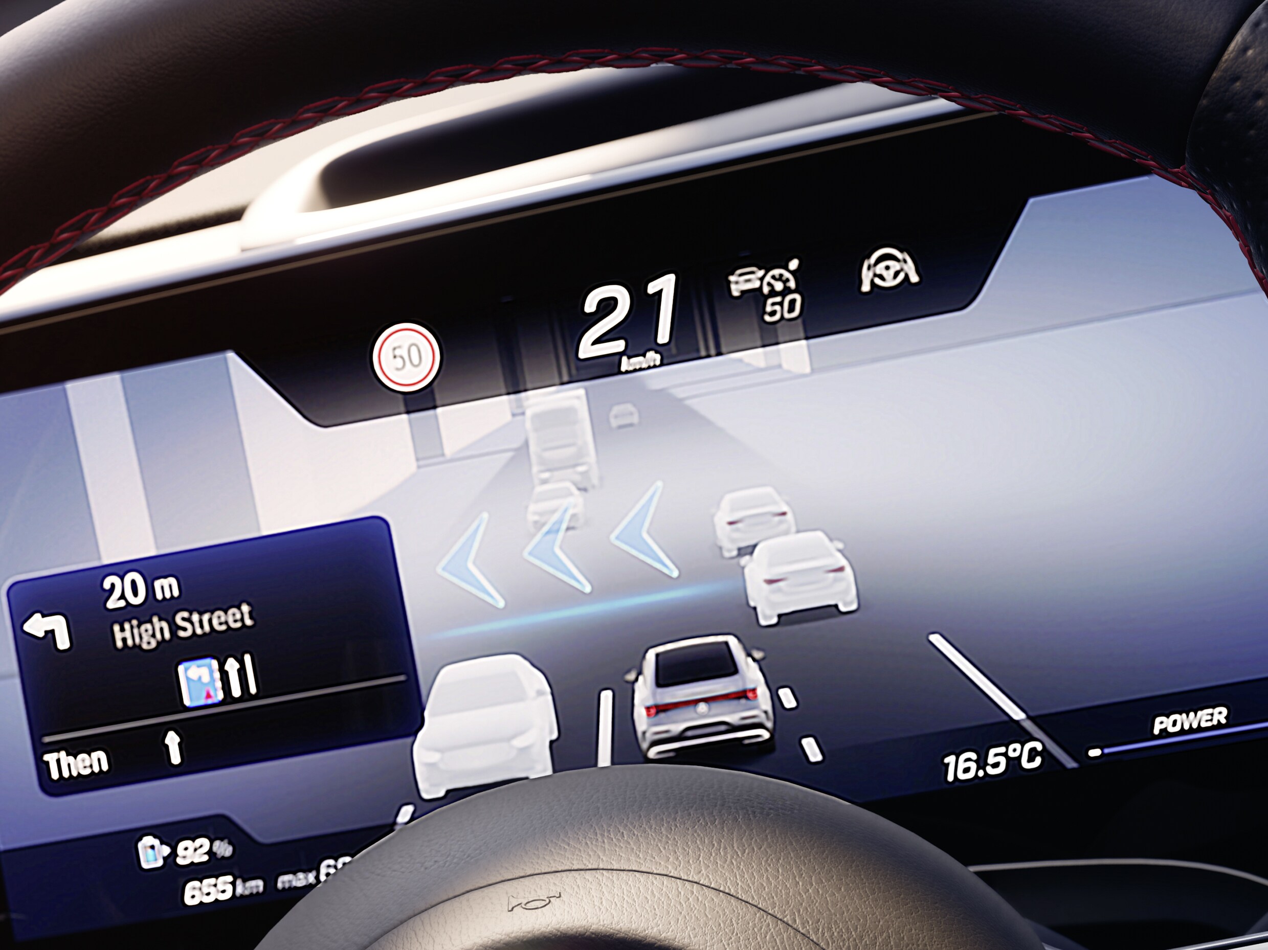 MBUX mit der intuitiven Nutzeroberfläche des CLA von Mercedes-Benz